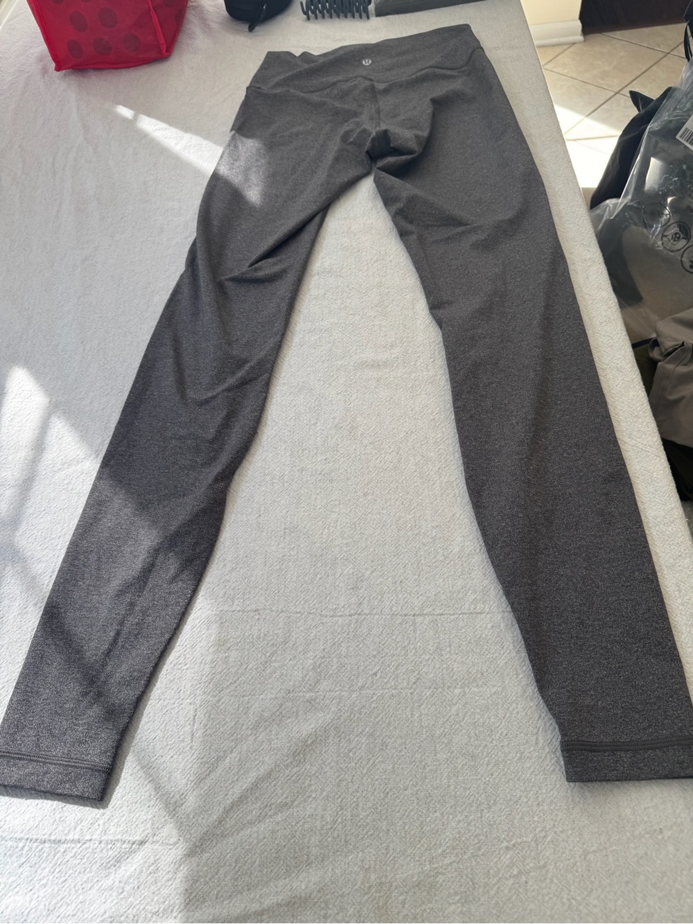 lululemon Heathered Charcoal Tall Leggings